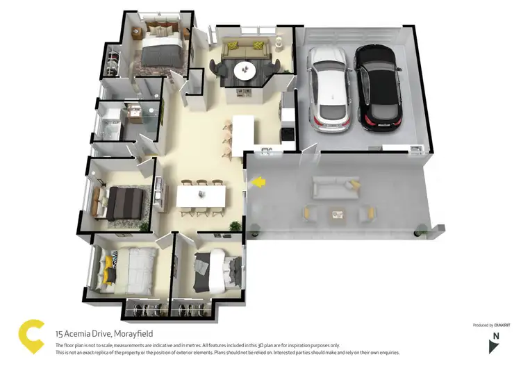 Floorplan of Homely house listing, 15 Acemia Drive, Morayfield QLD 4506