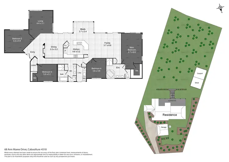 Floorplan of Homely rural property listing, 68-70 Ann Maree Drive, Caboolture QLD 4510
