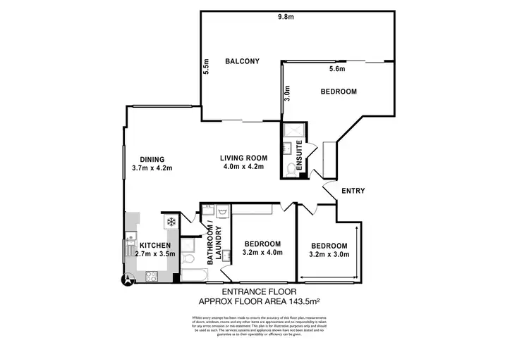 Floorplan of Homely unit listing, 6/15 Government Road, Nelson Bay NSW 2315