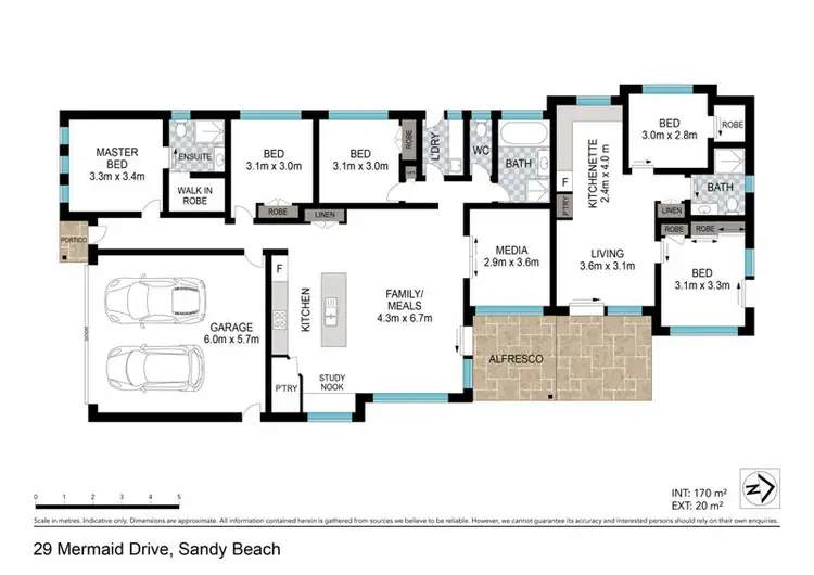 Floorplan of Homely house listing, 29 Mermaid Drive, Sandy Beach NSW 2456