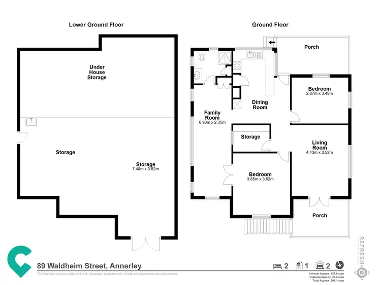 Floorplan of Homely house listing, 89 Waldheim Street, Annerley QLD 4103