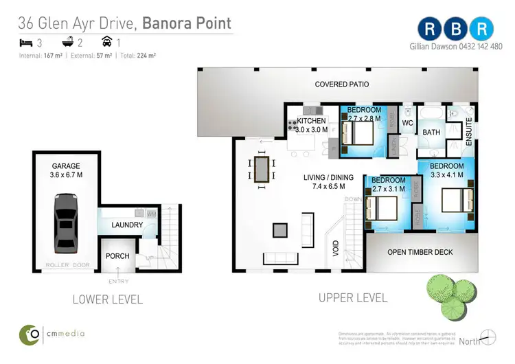 Floorplan of Homely house listing, 36 Glen Ayr Drive, Banora Point NSW 2486