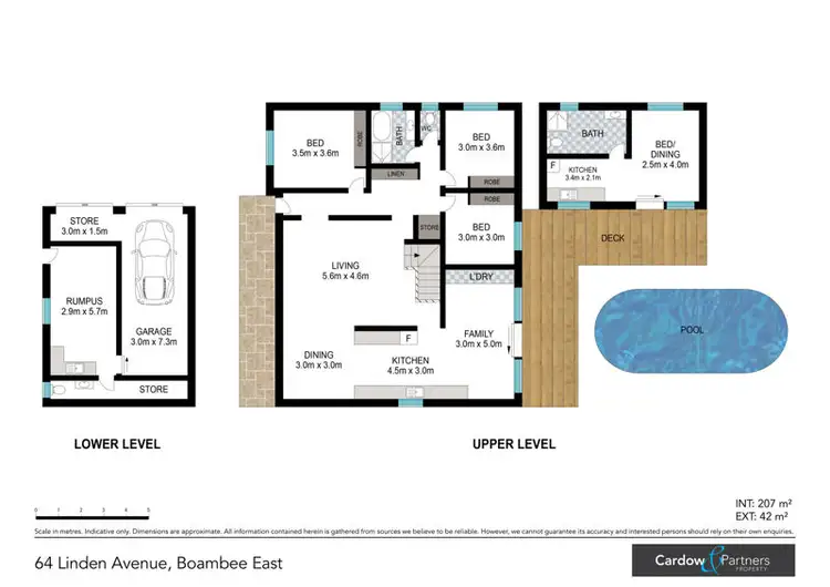 Floorplan of Homely house listing, 64 Linden Avenue, Boambee East NSW 2452