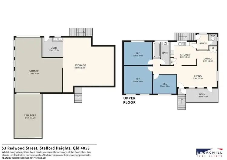 Floorplan of Homely house listing, 53 Redwood St, Stafford Heights QLD 4053