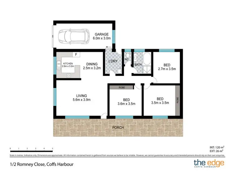 Floorplan of Homely villa listing, 1/2 Romney Close, Coffs Harbour NSW 2450