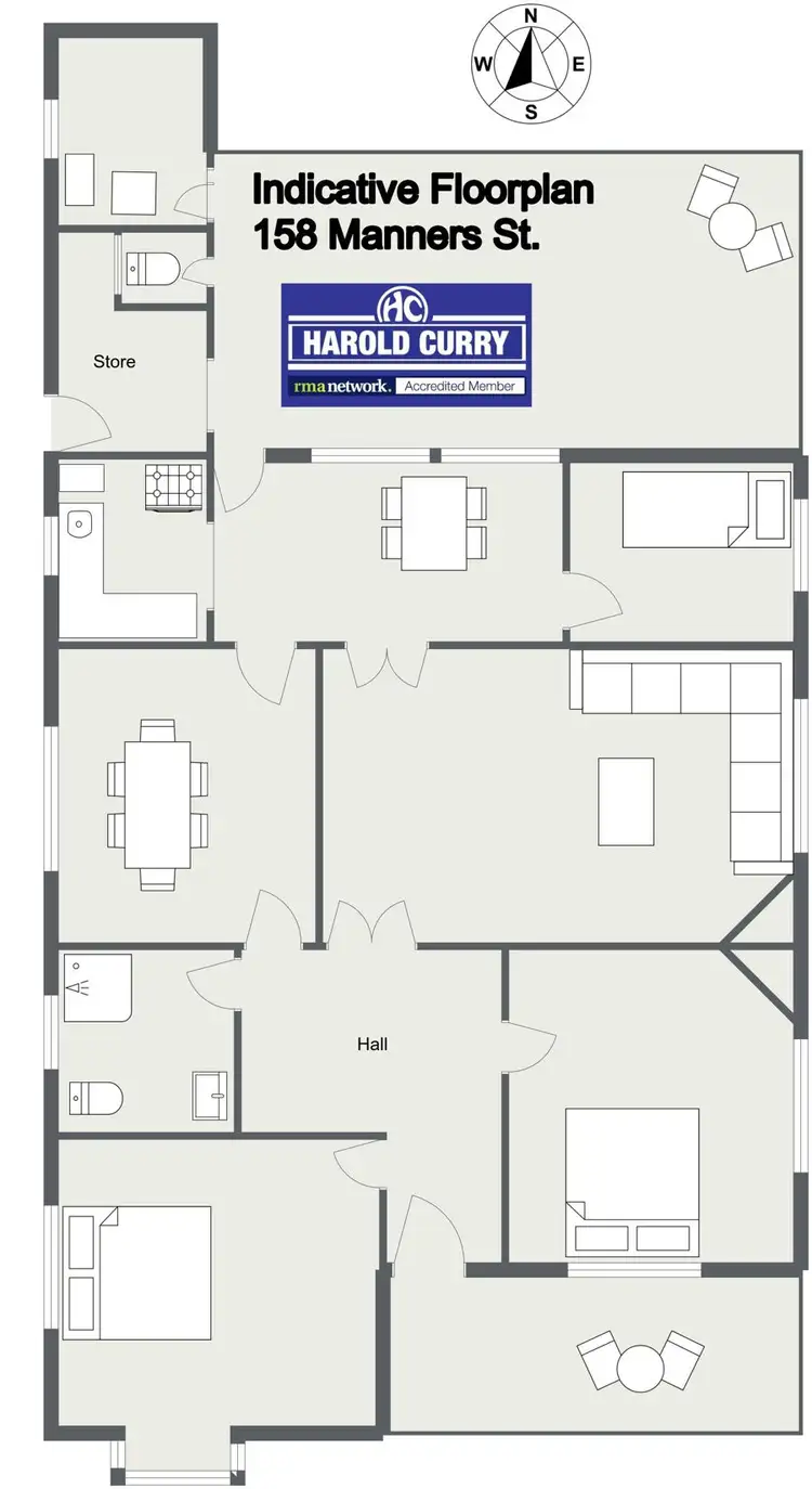 Floorplan of Homely house listing, 158 Manners Street, Tenterfield NSW 2372