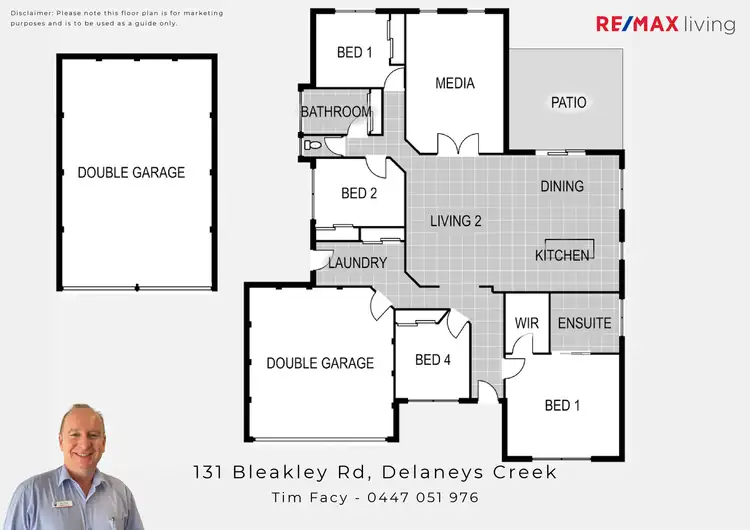 Floorplan of Homely house listing, 131 Bleakley Road, Delaneys Creek QLD 4514