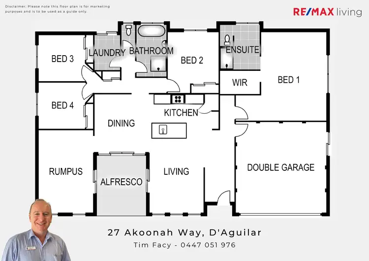 Floorplan of Homely house listing, 27 Akoonah Way, D'aguilar QLD 4514
