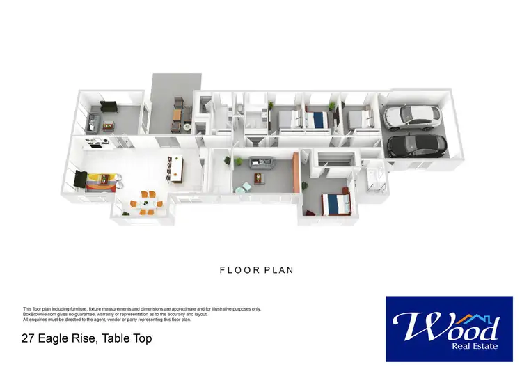 Floorplan of Homely rural property listing, 27 Eagle Rise Rd, Table Top NSW 2640