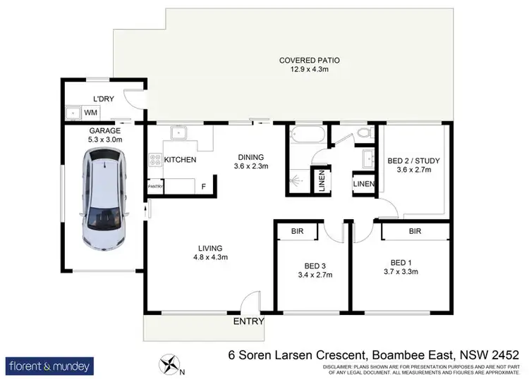 Floorplan of Homely house listing, 6 Soren Larsen Cres, Boambee East NSW 2452