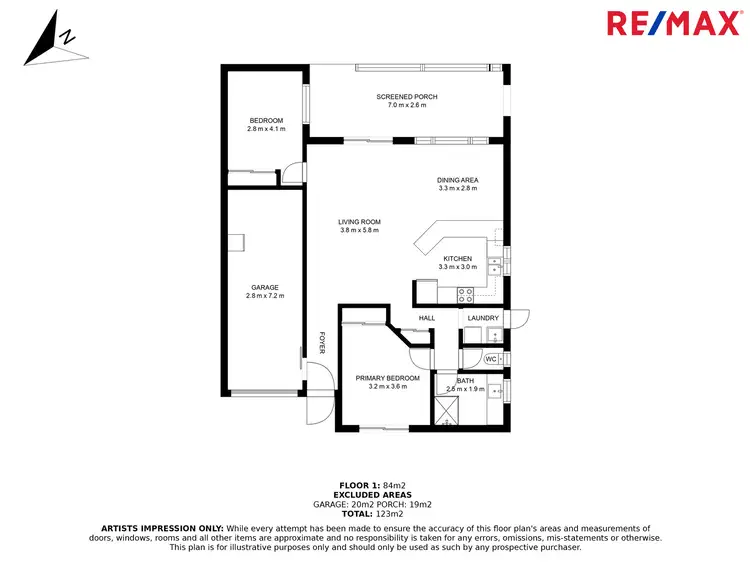 Floorplan of Homely house listing, 2/1 Parkvista Court, Burnside QLD 4560
