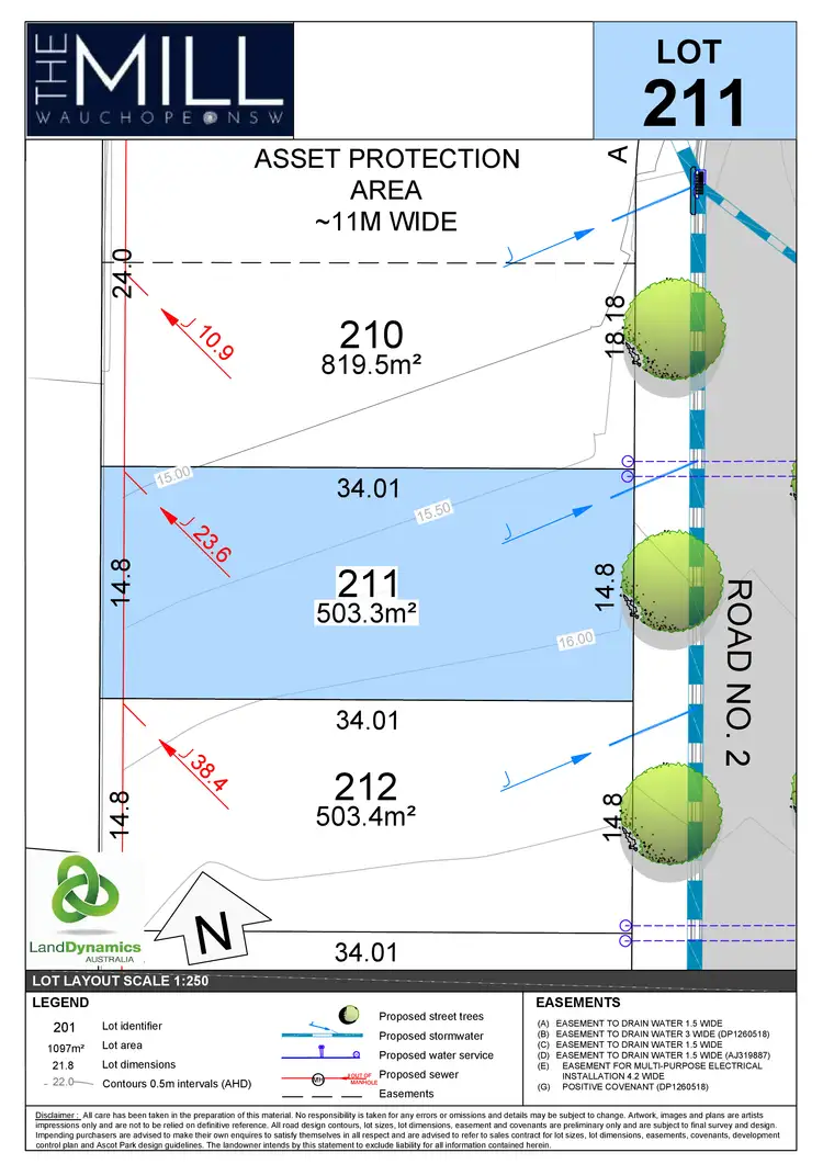 Floorplan of Homely land listing, Lot 211 211 - 213 High Street The Mill Estate, Wauchope NSW 2446