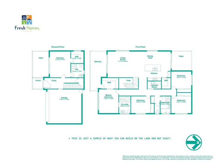 Floorplan of Homely land listing, 6 Panorama Crescent, Ormeau QLD 4208
