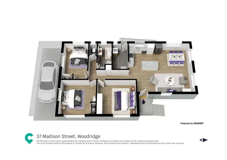 Floorplan of Homely house listing, 37 Madison Street, Woodridge QLD 4114