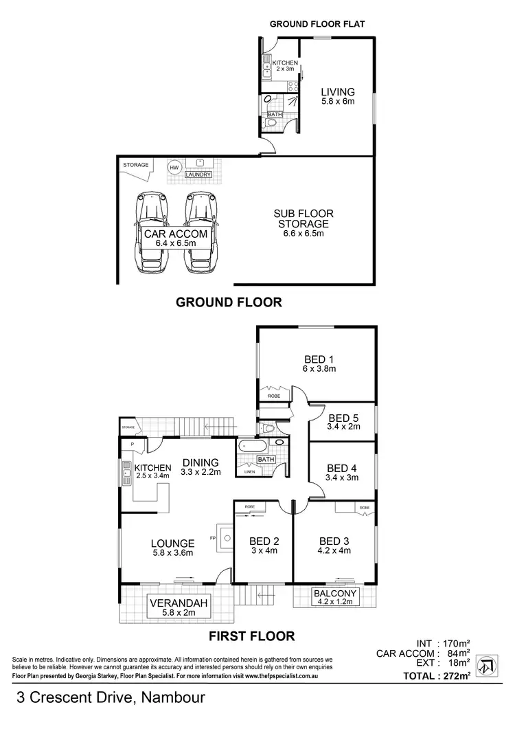 Floorplan of Homely house listing, 3 Crescent Drive, Nambour QLD 4560