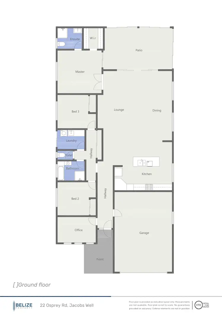Floorplan of Homely house listing, 22 Osprey Drive, Jacobs Well QLD 4208