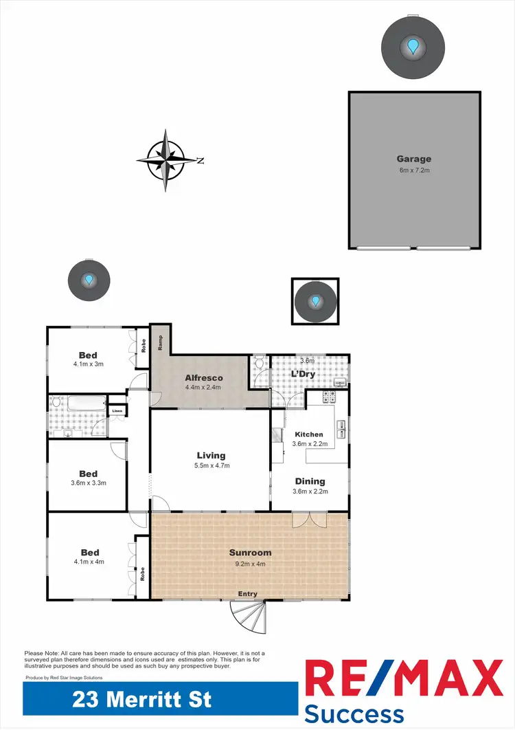 Floorplan of Homely house listing, 23 Merritt Street, Harristown QLD 4350