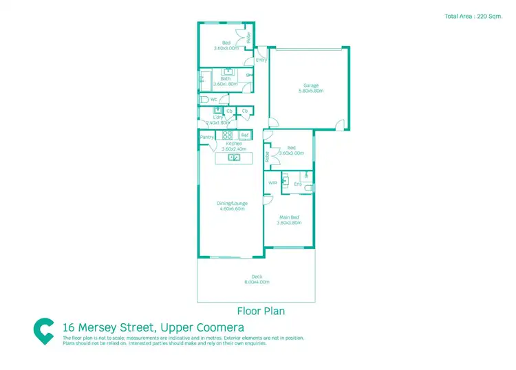 Floorplan of Homely house listing, 16 Mersey Street, Upper Coomera QLD 4209
