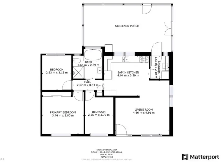 Floorplan of Homely house listing, 59 Bower Crescent, Toormina NSW 2452