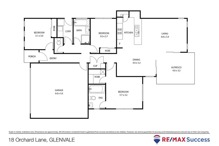 Floorplan of Homely house listing, 18 Orchard Lane, Glenvale QLD 4350