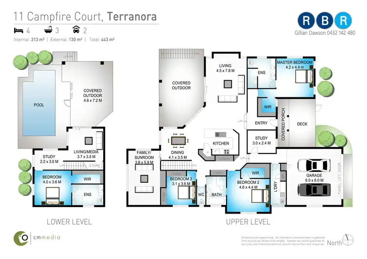 Floorplan of Homely house listing, 11 Campfire Court, Terranora NSW 2486