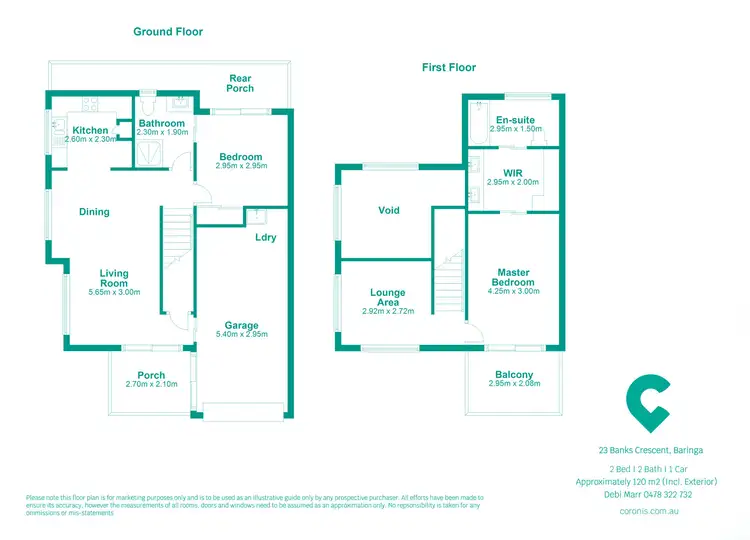 Floorplan of Homely house listing, 23 Banks Crescent, Baringa QLD 4551