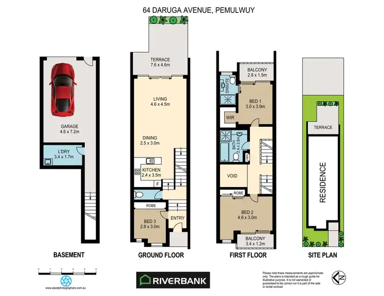 Floorplan of Homely house listing, 64 Daruga Avenue, Pemulwuy NSW 2145