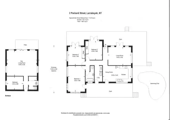 Floorplan of Homely house listing, 2 Packard Street, Larrakeyah NT 820