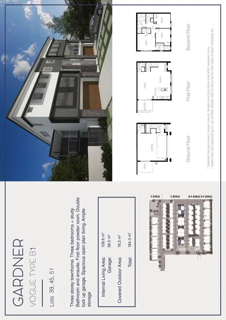 Floorplan of Homely townhouse listing, 51 /55 Francis Ave, Rochedale QLD 4123
