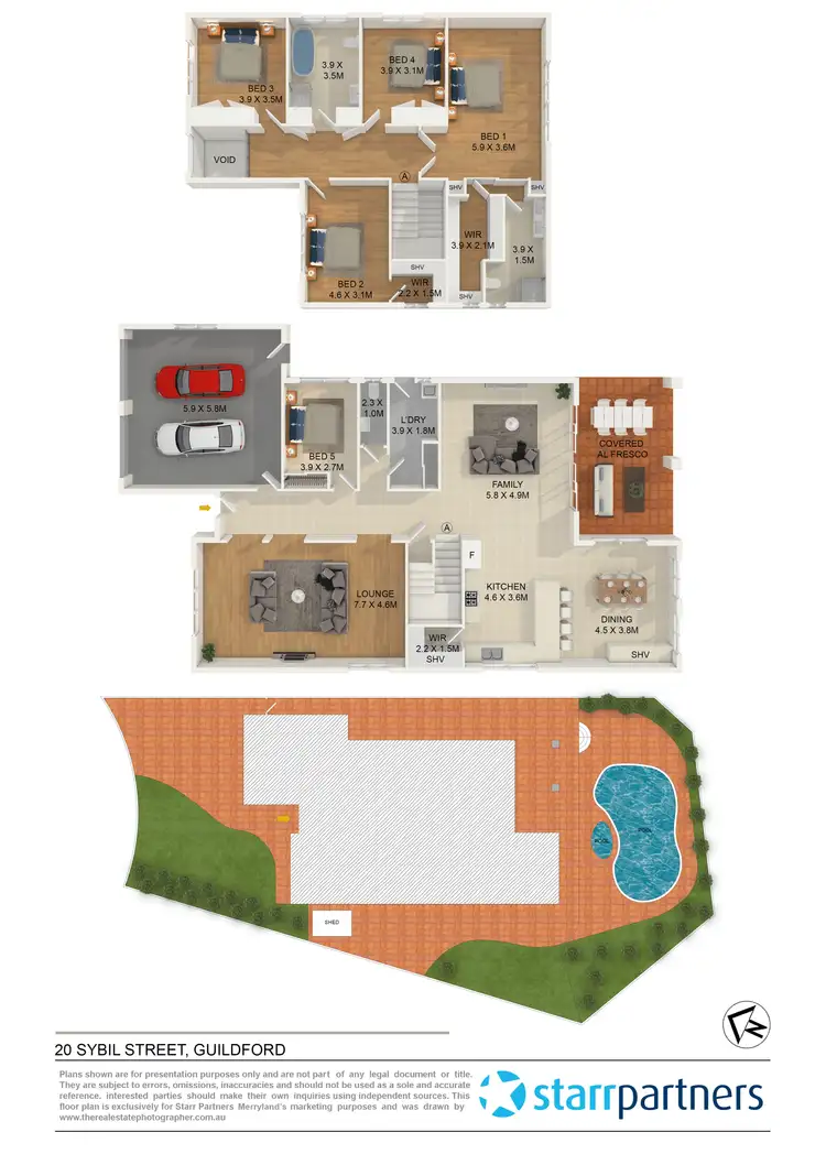 Floorplan of Homely house listing, 20 Sybil Street, Guildford NSW 2161