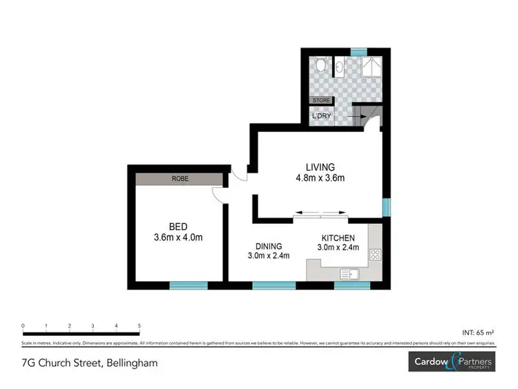 Floorplan of Homely unit listing, 7G Church St, Bellingen NSW 2454