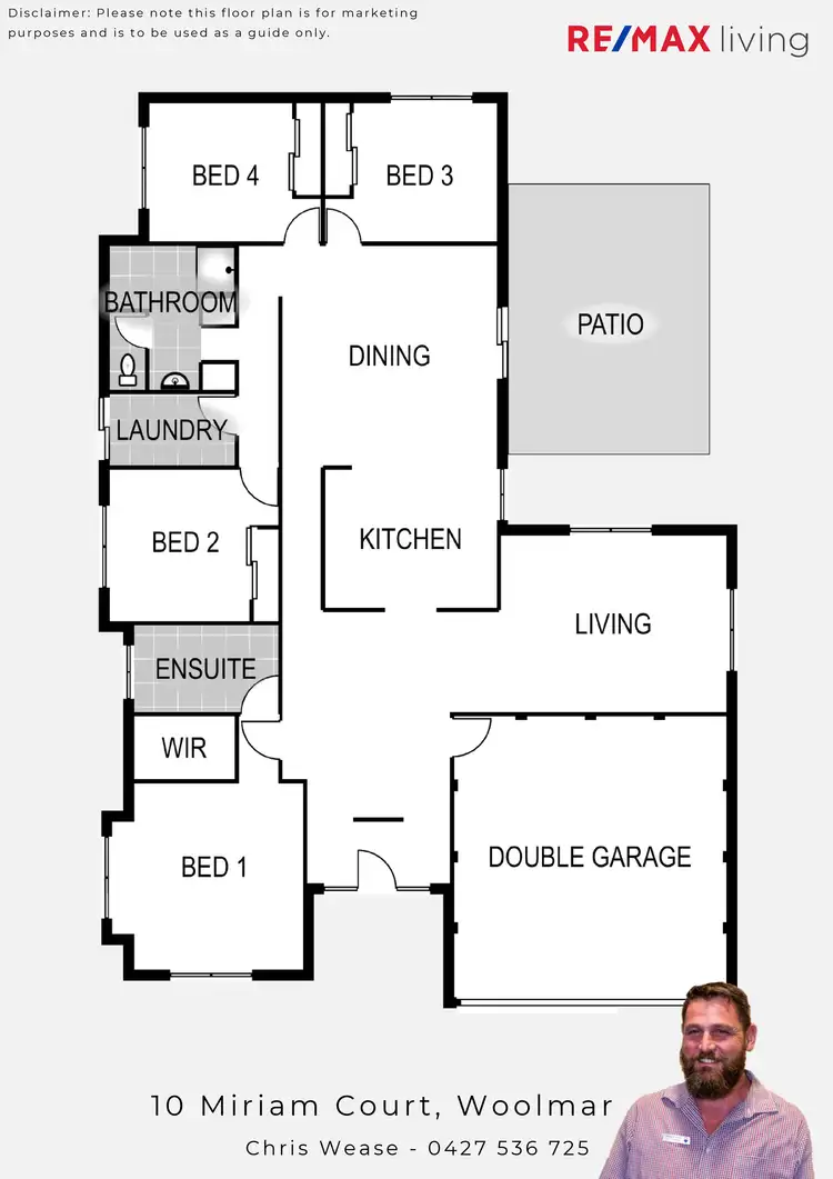 Floorplan of Homely house listing, 10 Miriam Court, Woolmar QLD 4515