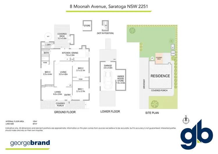 Floorplan of Homely house listing, 8 Moonah Avenue, Saratoga NSW 2251