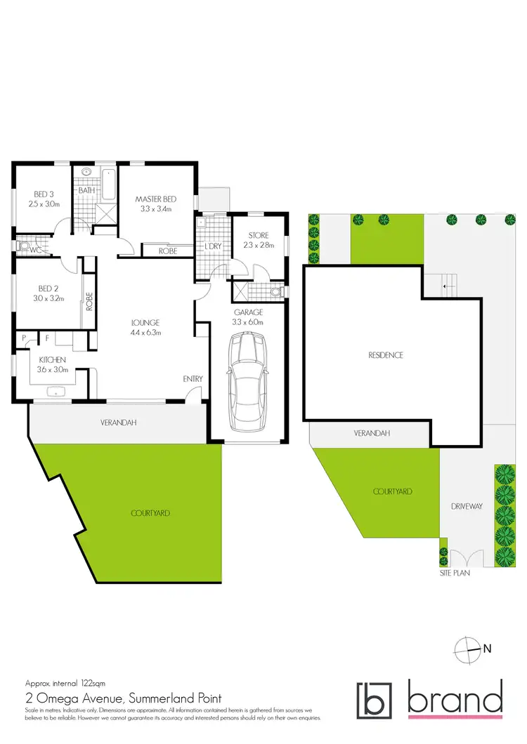 Floorplan of Homely house listing, 2 Omega Avenue, Summerland Point NSW 2259