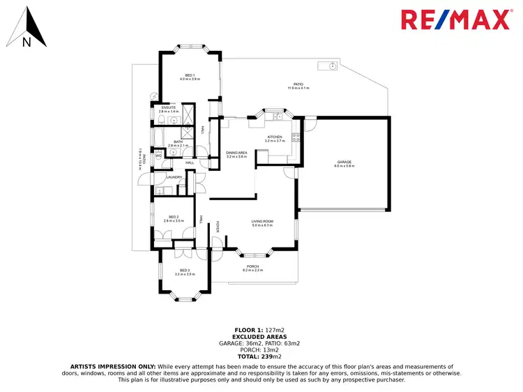 Floorplan of Homely house listing, 20 Klinain Street, Coes Creek QLD 4560