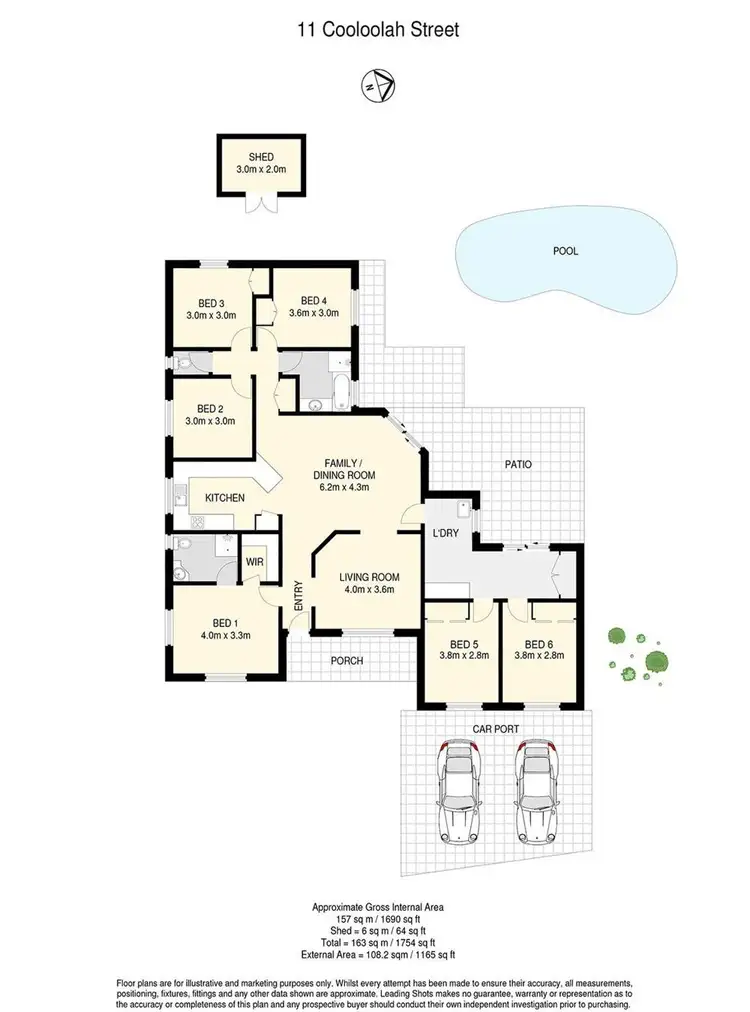 Floorplan of Homely house listing, 11 Cooloola Court, Upper Caboolture QLD 4510