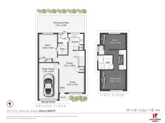 Floorplan of Homely townhouse listing, 39/122 Johnson Road, Hillcrest QLD 4118