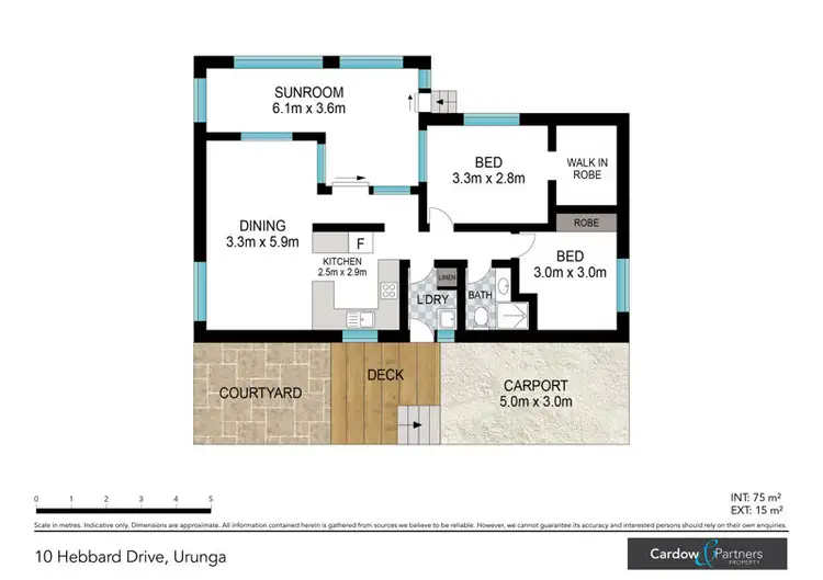 Floorplan of Homely house listing, 10 Hebbard Drive, Urunga NSW 2455