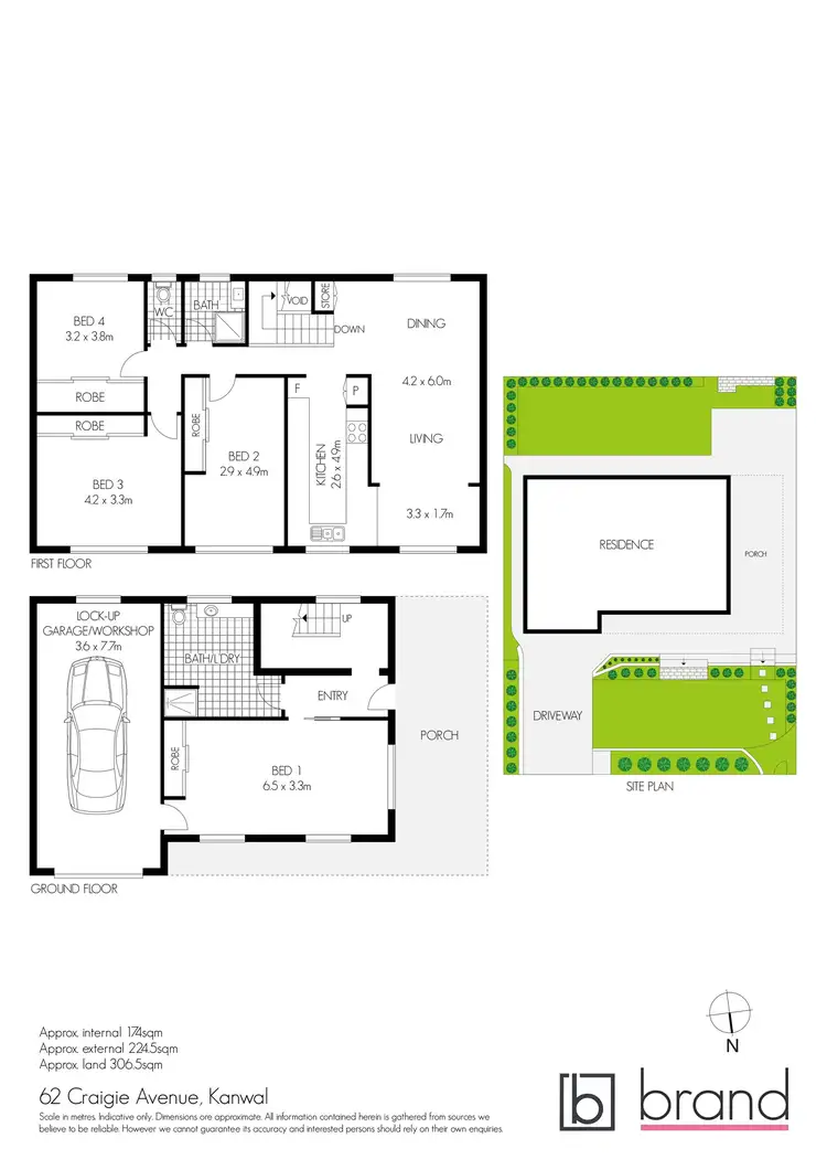Floorplan of Homely house listing, 62 Craigie Avenue, Kanwal NSW 2259