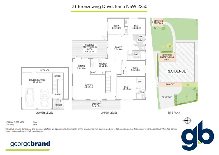 Floorplan of Homely house listing, 21 Bronzewing Drive, Erina NSW 2250