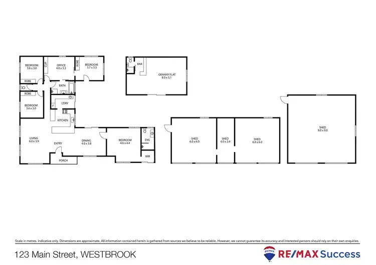 Floorplan of Homely house listing, 123 Main Street, Westbrook QLD 4350