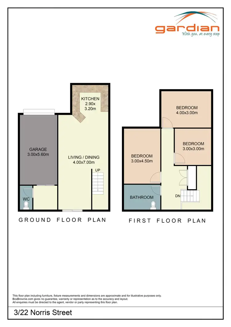 Floorplan of Homely townhouse listing, 3/22 Norris Street, Mackay QLD 4740