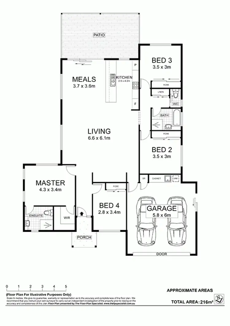 Floorplan of Homely house listing, 46 Tramline Rise, Burnside QLD 4560