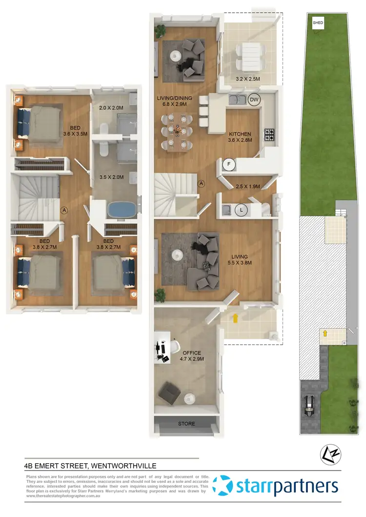 Floorplan of Homely house listing, 4b Emert Street, Wentworthville NSW 2145