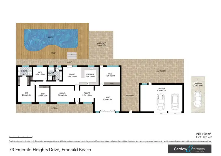 Floorplan of Homely house listing, 73 Emerald Heights Drive, Emerald Beach NSW 2456