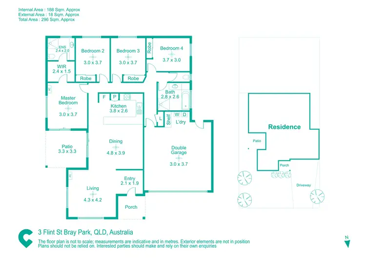 Floorplan of Homely house listing, 3 Flint Street, Bray Park QLD 4500