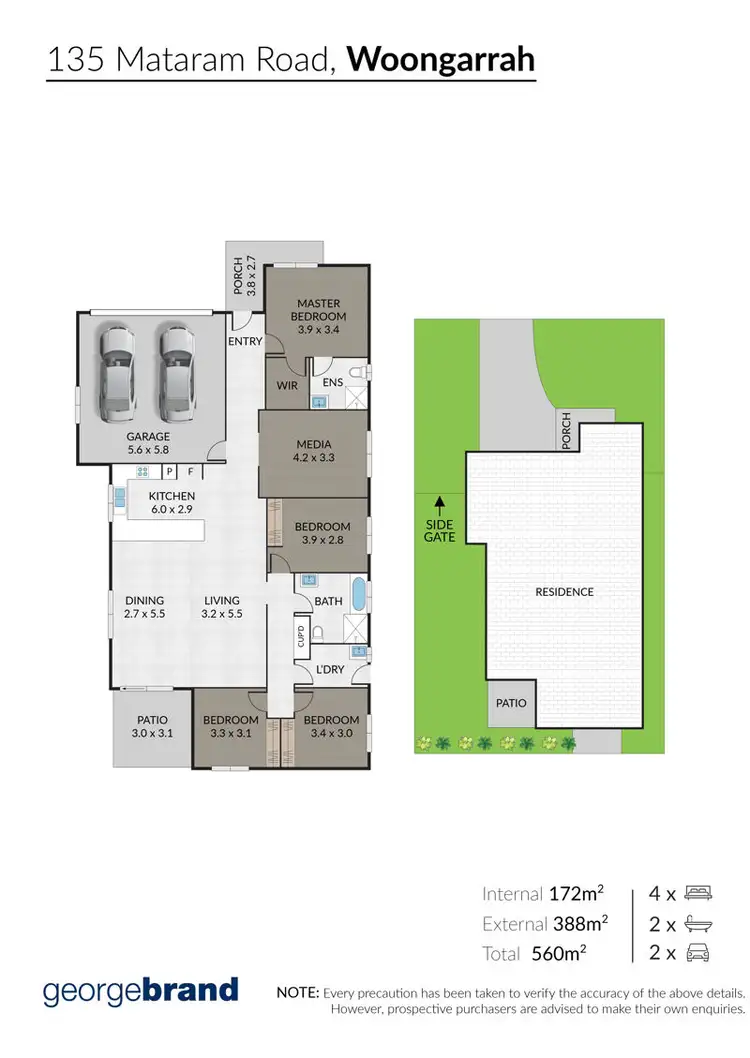 Floorplan of Homely house listing, 135 Mataram Rd, Woongarrah NSW 2259
