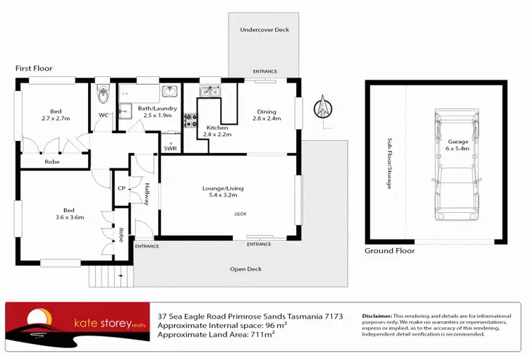 Floorplan of Homely house listing, 37 Sea Eagle Road, Primrose Sands TAS 7173