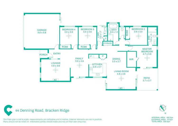 Floorplan of Homely house listing, 44 Denning Road, Bracken Ridge QLD 4017