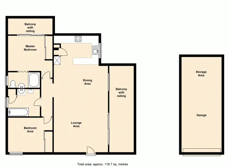 Floorplan of Homely unit listing, z3/98 Pembroke Road, Coorparoo QLD 4151